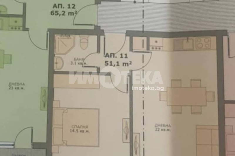 2-bedroom apartment in Varna, Levski 1