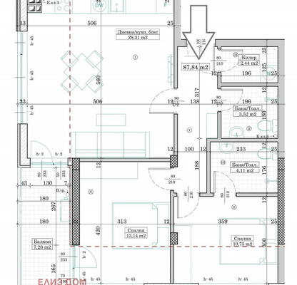 Photo 2 — 3-bedroom apartment in Varna, Levski 1