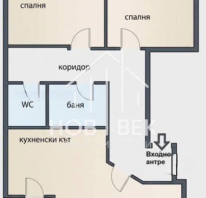 Снимка 2 — Тристаен апартамент с морска панорама във Виница, Варна