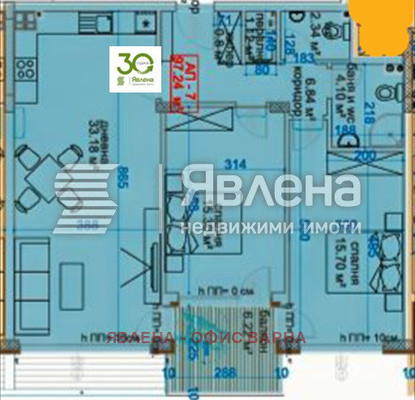 Снимка 4 — Просторен 3-стаен апартамент във Виница с морска панорама