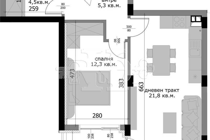 2-bedroom apartment in Varna, Vladislav Varnenchik 1