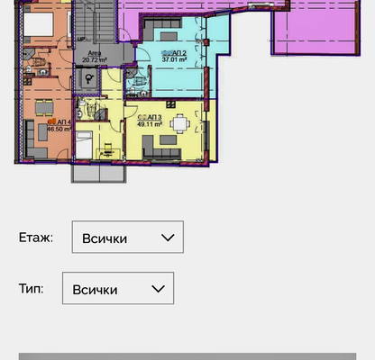 Снимка 2 — Двустаен апартамент в Приморски, Варна, ново строителство