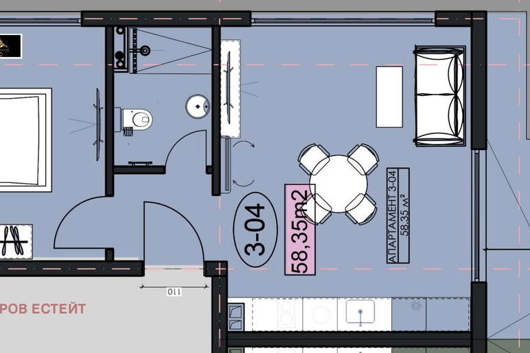 2-bedroom apartment in Oblast Pazardjik, Velingrad