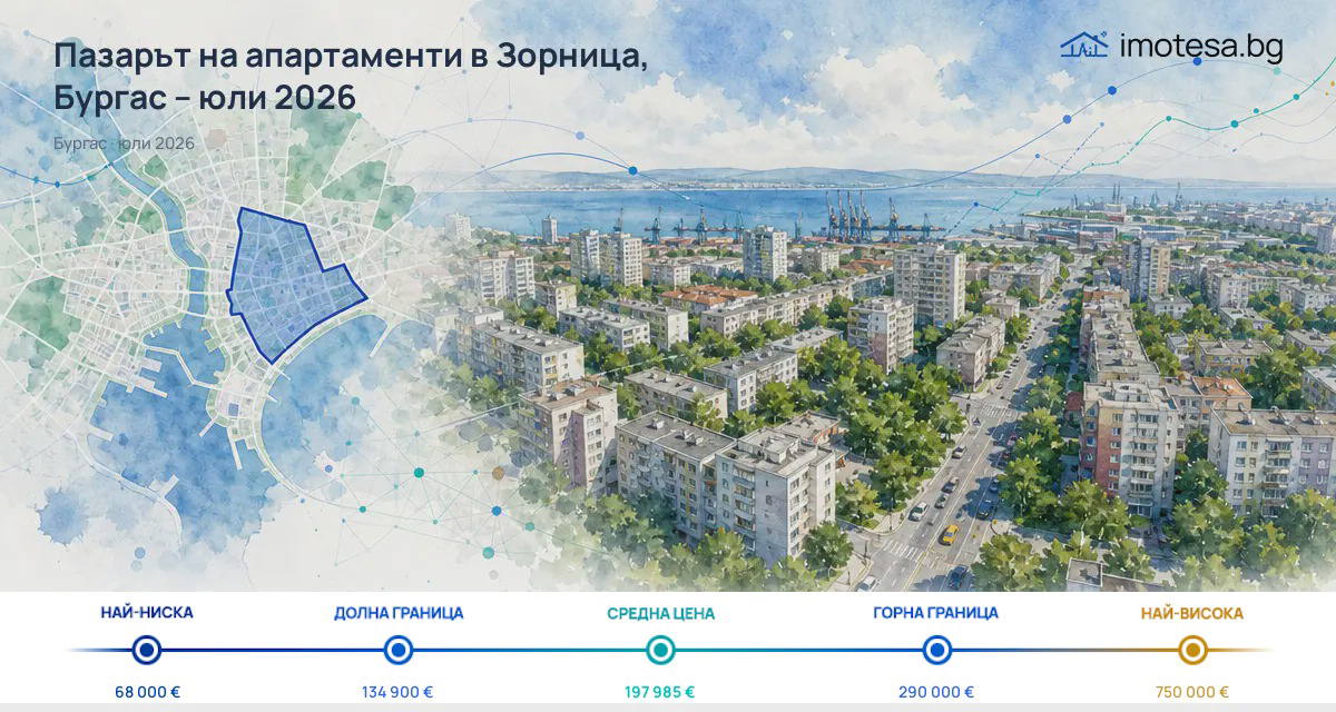 Zornitsa: Asking Prices Remain Close to June Levels in July 2026