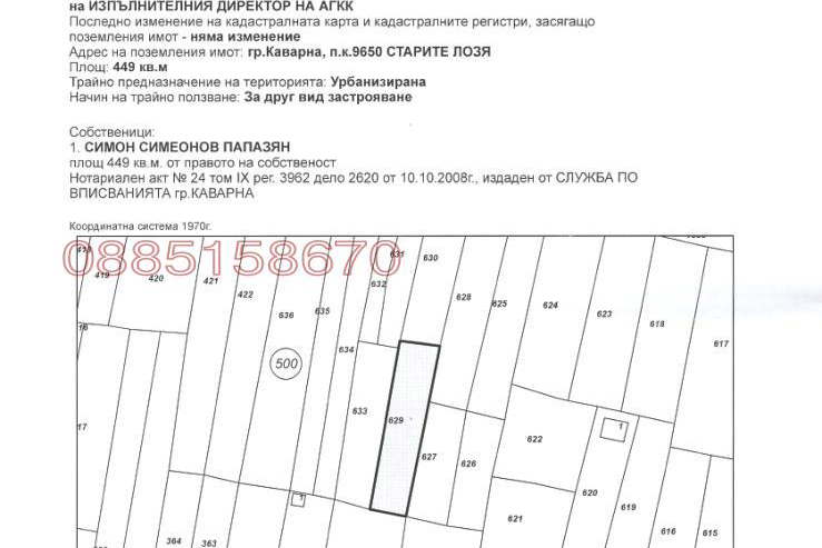 Парцел в Добрич, Каварна