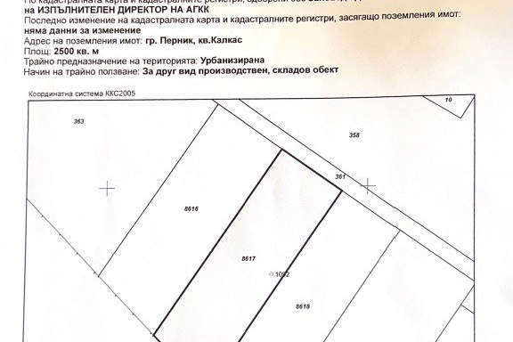 Plot in Pernik, Kalkas