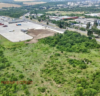 Снимка 3 — Парцел в Русе, Промишлена зона - Изток