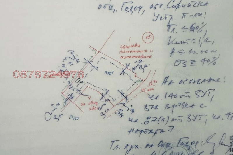 Plot in област София, Komshtica
