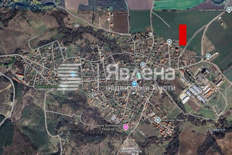 Парцел във Варна, с. Осеново