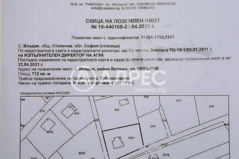 Plot in Vladaya