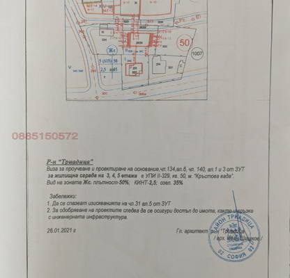 Снимка 2 — Парцел в София, Кръстова вада
