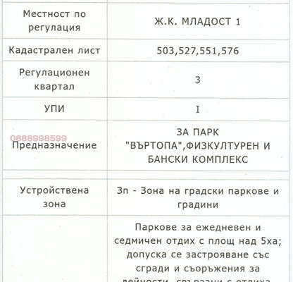 Снимка 3 — Парцел в София, Младост 1