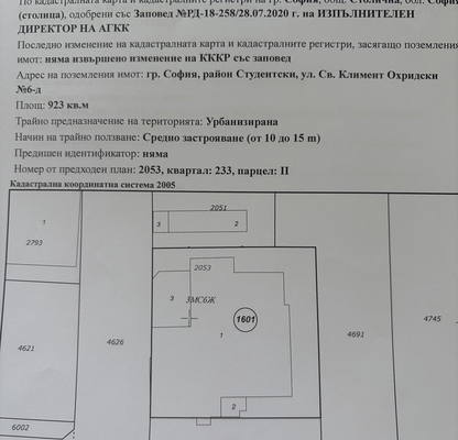 Photo 2 — Plot in Sofiya, Studentski Grad