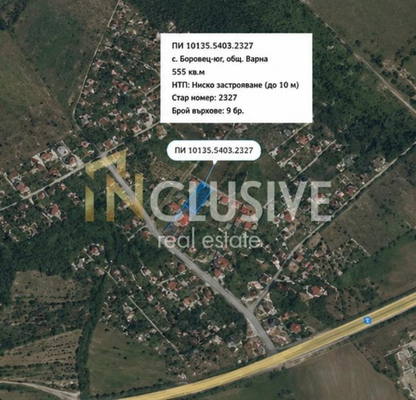 Снимка 3 — Парцел във Варна, м-т Боровец - юг