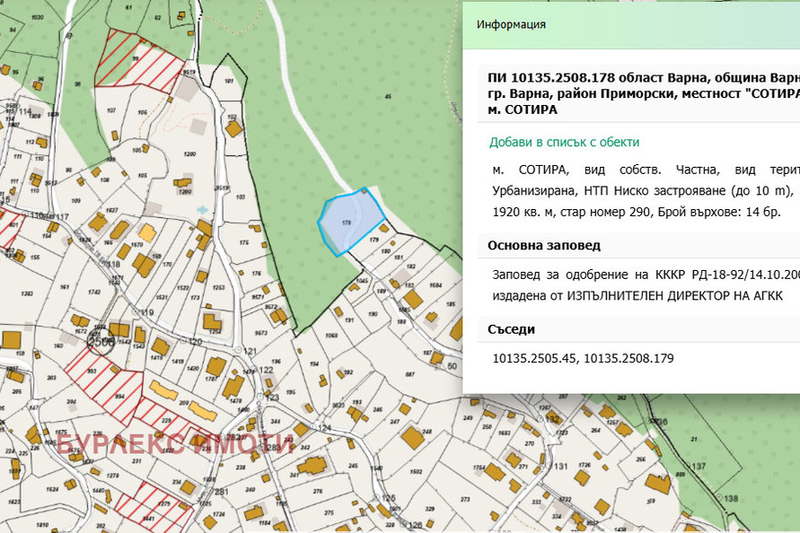 Парцел във Варна, м-т Сотира
