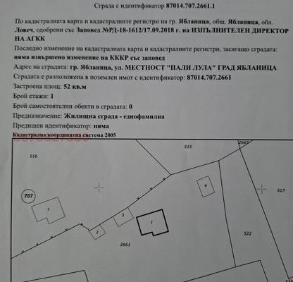 Снимка 2 — Парцел в Ловеч, Ябланица