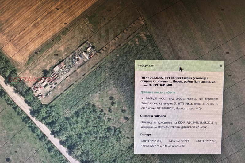 Agricultural Land in област София, Lozen