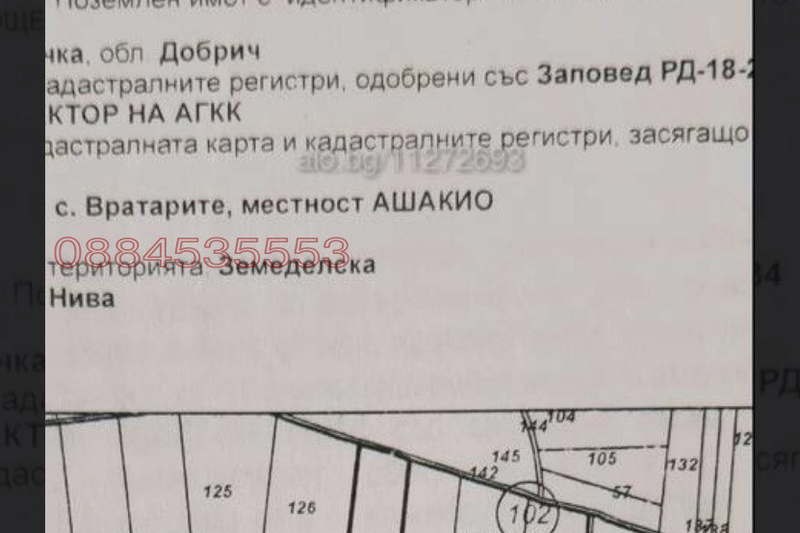 Земеделски имот в Добрич, с. Вратарите