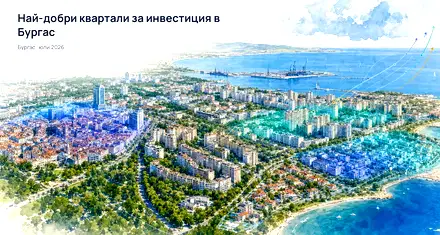 Инвестиция в апартамент под наем в Бургас: Топ квартали и тенденции – юли 2026