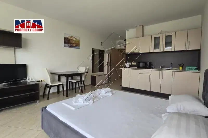 Едностаен апартамент в Бургас, Ахелой
