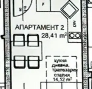 Снимка 4 — Едностаен апартамент в Балчик, район Двореца с паркинг