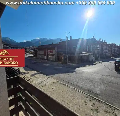Снимка 4 — Двустаен апартамент с тераса в Банско, гледка към Пирин
