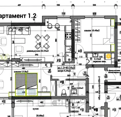 Photo 2 — 3-bedroom apartment in Blagoevgrad, Balarbashi