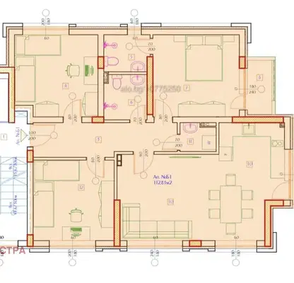 Photo 2 — 4-bedroom apartment in Blagoevgrad, Osvobojdenie