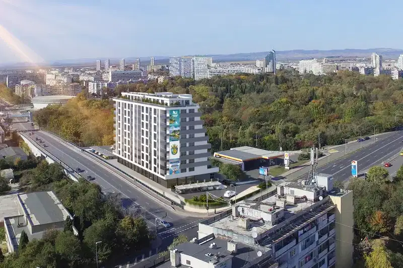 Двустаен апартамент в Братя Миладинови, Бургас с асансьор