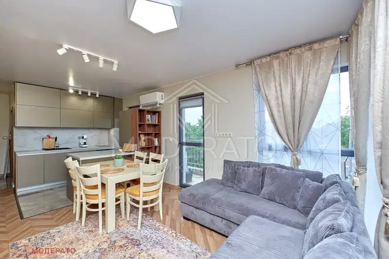 Two-room apartment with two terraces in Dolno Ezerovo, Burgas