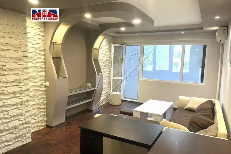 Three-room apartment with two terraces in Izgrev, Burgas