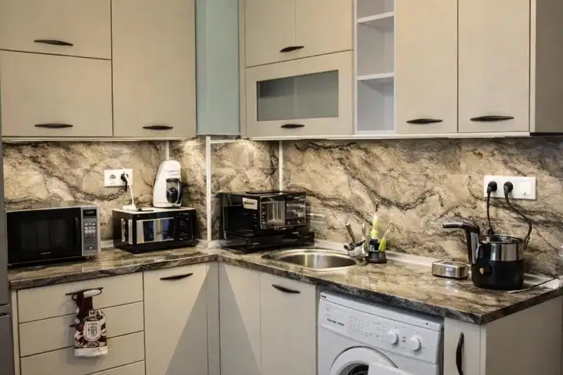 Two-room apartment with two terraces in Lazur, Burgas