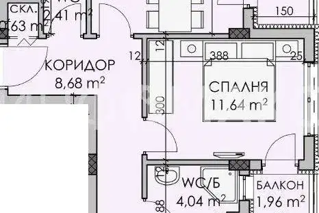 Тристаен апартамент с функционално разпределение в Мадика, Бургас