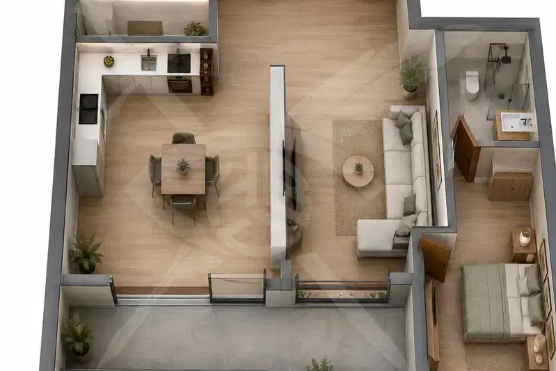 Two-room apartment in Meden rudnik, Burgas, new-build