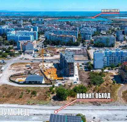 Снимка 2 — Тристаен апартамент с югозападно изложение в Меден рудник, Бургас