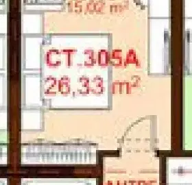 Photo 2 — One-room apartment in Sarafovo with elevator and video surveillance