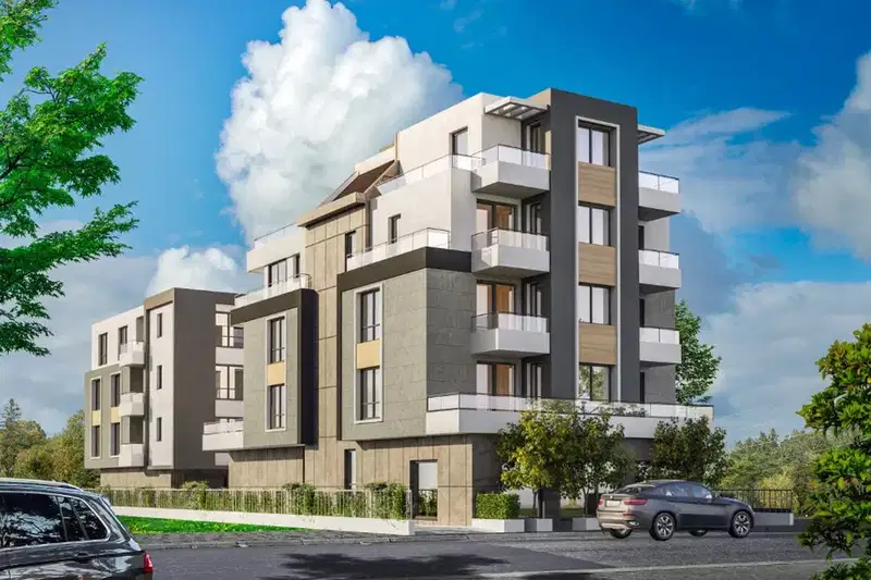 Two-room apartment in Sarafovo with terrace and parking space
