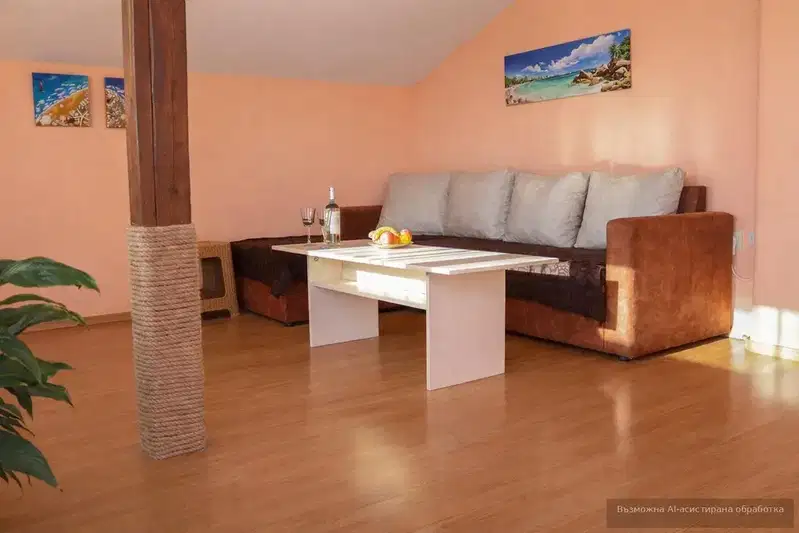 Three-room apartment in Sarafovo, Burgas with terrace