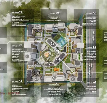 Снимка 5 — Тристаен апартамент с 2 бани в Славейков, Бургас