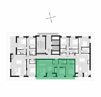 Снимка 4 — Тристаен апартамент в Славейков, Бургас с панорамна гледка