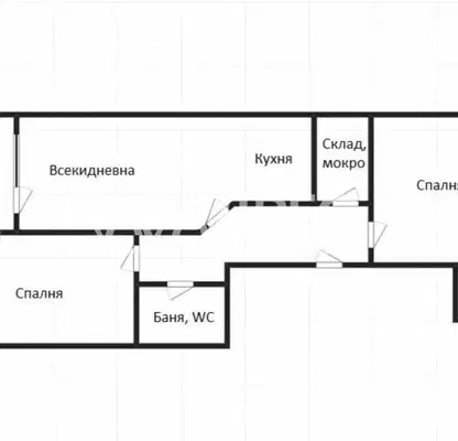 Снимка 5 — Тристаен апартамент с 2 тераси в Зорница, Бургас