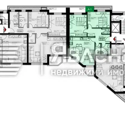 Снимка 4 — Тристаен апартамент в Елин Пелин с тераса, ново строителство