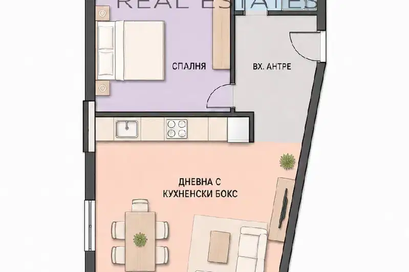 2-bedroom apartment in Plovdiv, Hisarya