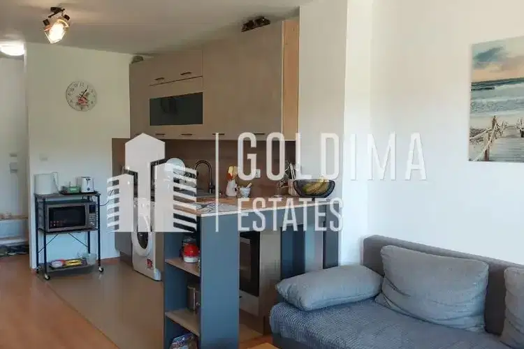Two-room apartment in Sunny Beach resort with video surveillance