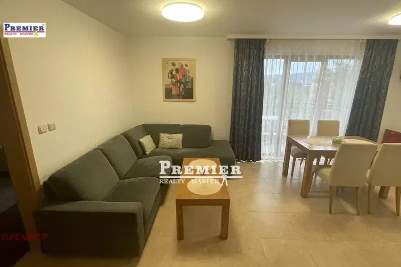 3-room apartment with sea view in Sunny Beach resort
