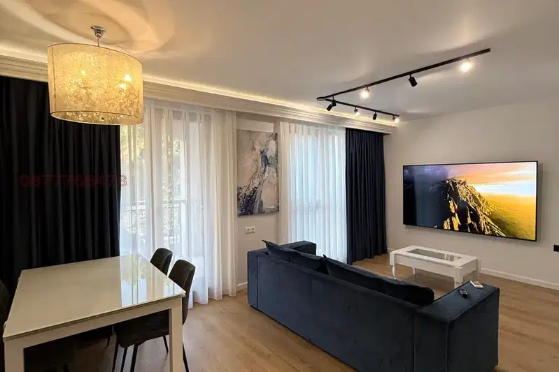 3-room apartment with 2 balconies in Sunny Beach resort