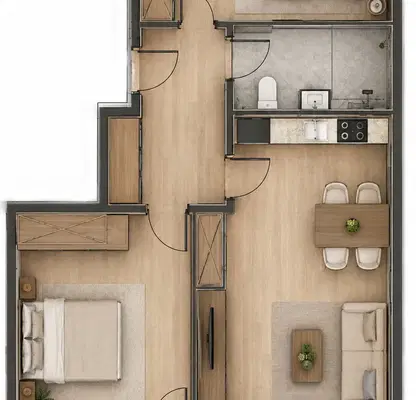 Photo 2 — 3-bedroom apartment in Pazardjik, Zapad