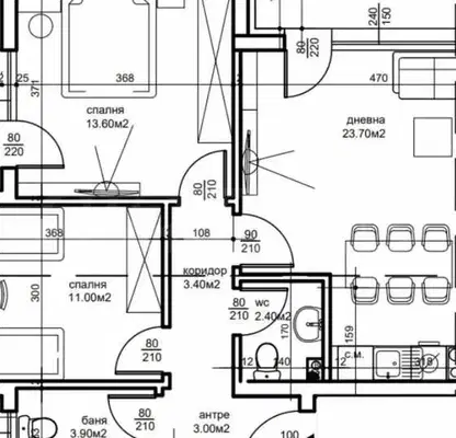 Photo 3 — Three-room apartment with elevator in Belomorski, Plovdiv