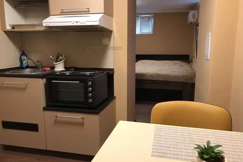 Studio apartment in Plovdiv Center with video surveillance