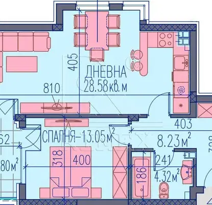 Photo 5 — Two-room apartment with terrace in Kamenitsa 2, Plovdiv
